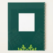 Groene presentatie planner (Achterkant)