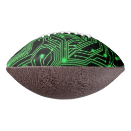 Groene printplaat Abstracte illustratie American Football