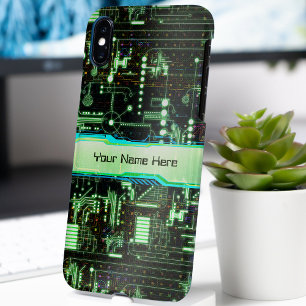 Groene  printplaat Case-Mate iPhone 14 hoesje