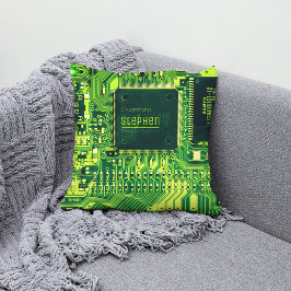 Groene printplaat • Geek elektronische PCB Kussen