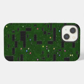 Groene printplaat iPhone hoesje (Achterkant horizontaal)