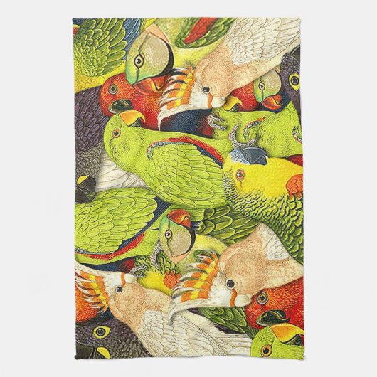 Groene projectielenpatronen voor Natuur Theedoek (Verticaal)