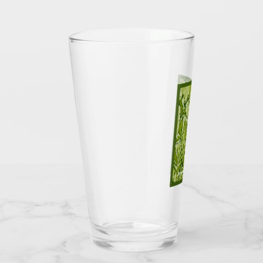 Groene promotiecactus Hashtag Glass Cup Glas (Rechts)