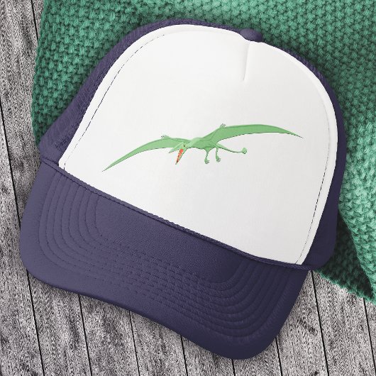 Groene Pterodactyl Dinosaur 3 Trucker Pet