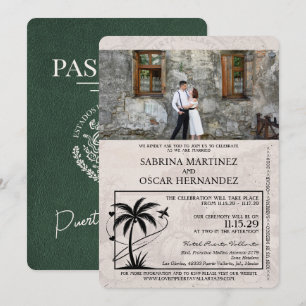 Groene Puerta Vallarta Passport bruiloft Kaart