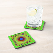 Groene puinhoop heeft een mooie dag, maakt het nie bier onderzetter (Rechterzijde)