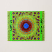 Groene puinhoop heeft een mooie dag, maakt het nie legpuzzel (Horizontaal)