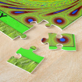 Groene puinhoop heeft een mooie dag, maakt het nie legpuzzel (Zijkant)