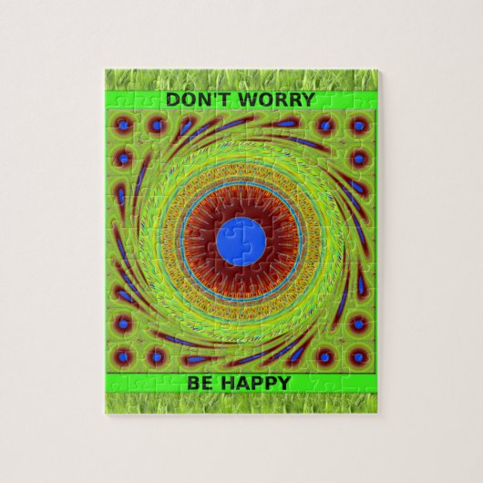 Groene puinhoop heeft een mooie dag, maakt het nie legpuzzel (Verticaal)