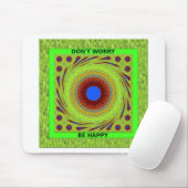 Groene puinhoop heeft een mooie dag, maakt het nie muismat (Met muis)