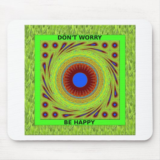 Groene puinhoop heeft een mooie dag, maakt het nie muismat (Voorkant)