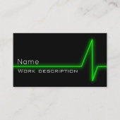 Groene pulse Visitekaartje (Voorkant)