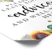 Groene Pumpkin Baby Borrel Advies Bord Poster (Hoek)