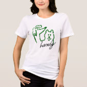 Groene Puppy's T-shirts (Voorkant)