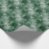 Groene puzzel cadeaupapier (Hoek)