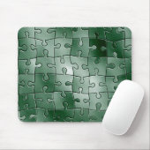 Groene puzzel muismat (Met muis)