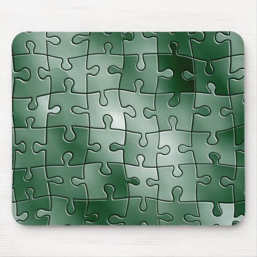 Groene puzzel muismat (Voorkant)