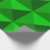 Groene Pyramiden Cadeaupapier (Hoek)