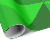 Groene Pyramiden Cadeaupapier (Rol Hoek)