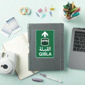 Groene Qibla-richting bord Sticker (iPad Cover)