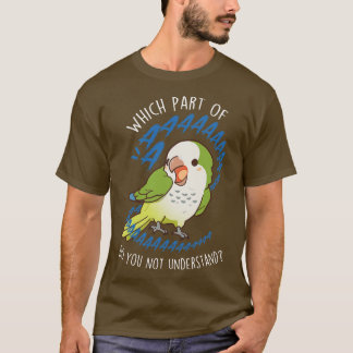 Groene Quaker Parrot Aaaa T-shirt