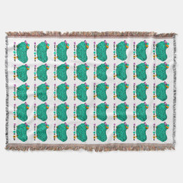 Groene Ram Chinees Jaar Zodiac Throw Blanket Deken