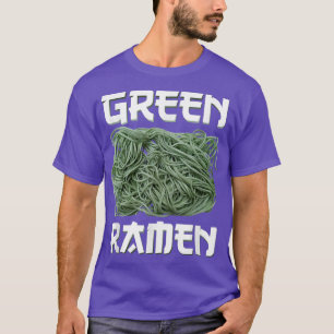 Groene Ramen Noodle Graphic voor animatiefilms en T-shirt