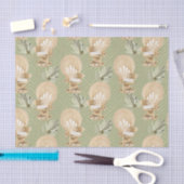 Groene Rattan Stoel en Palm Leaf Tissuepapier (Craft)