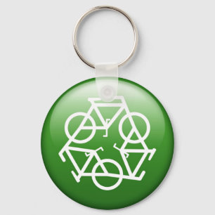 Groene Recyclen Sleutelhanger van Petr Kratochvil