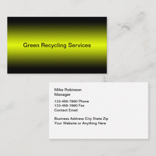 Groene Recycling Service Visitekaartjes