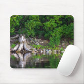 Groene reflecties muismat (Met muis)