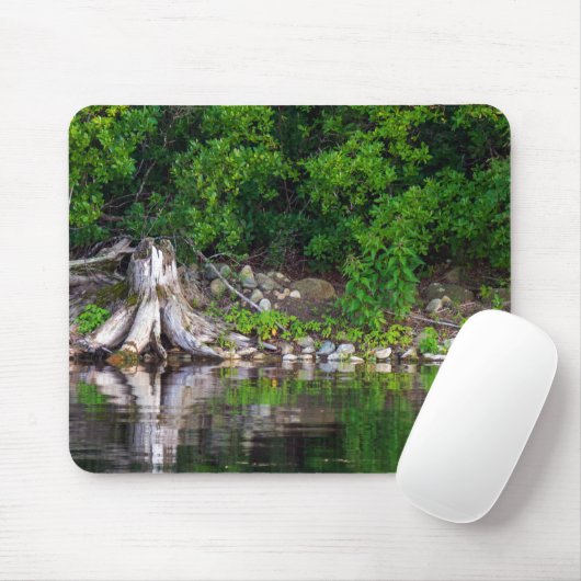 Groene reflecties muismat (Met muis)