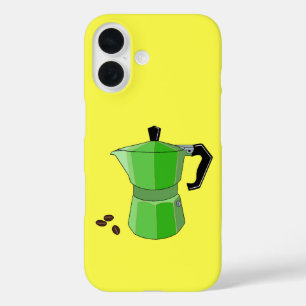 Groene Regenboog Espresso iPhone 16 Hoesje