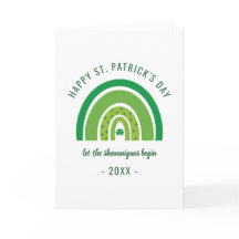 Groene Regenboog Ierse Shamrock Gelukkige St. Patr