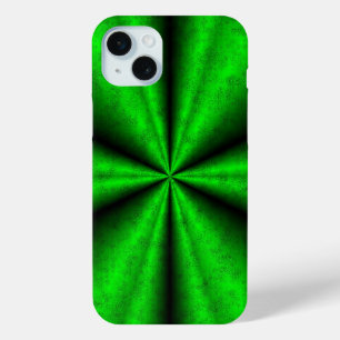 Groene regenboog in Elephant Skin Leather Optik iPhone 15 Mini Hoesje