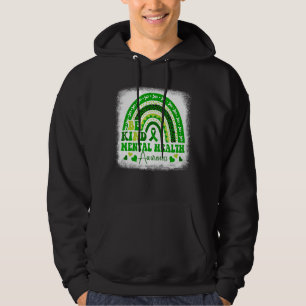 Groene regenboog is aardig voor je geestelijke gez hoodie