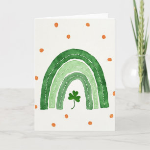 Groene Regenboog Klaverkaart Kaart