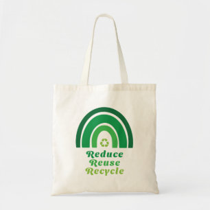 Groene Regenboog Milieu Hergebruik Hergebruik Recy Tote Bag