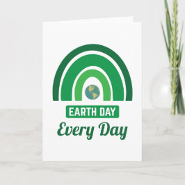 Groene Regenboog Milieubewustzijn Aardse Dag elke  Kaart