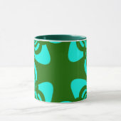 Groene regenboogkruis mok (Midden)