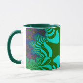 Groene regenboogkruis mok (Links)