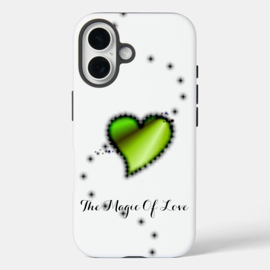 Groene regenboogkunst met sterren , de Magic of Lo Case-Mate iPhone Case (Achterkant)