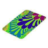 Groene regenbooglijn magneet (Linkerzijde)