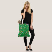 Groene regenboogPetten St Patrick Day Tote Bag (Op model)