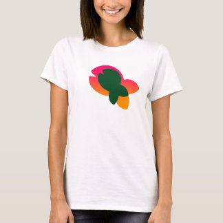 Groene regenboogvis Logo T-shirt