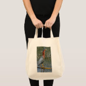 Groene reiger tote bag (Voorkant (product))