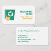 Groene reiniging visitekaartje (Voorkant / Achterkant)