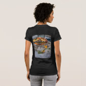 Groene reisbestemming t-shirt (Achterkant volledig)