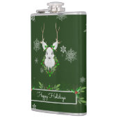 Groene Rendierfles Heupfles (Links)