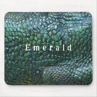 Groene reptiel schaal Textuur Mousepad Muismat